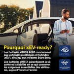 Batería de arranque XEV Varta Silver Dynamic AGM L6 A4 12V 105Ah / 950A 605901095