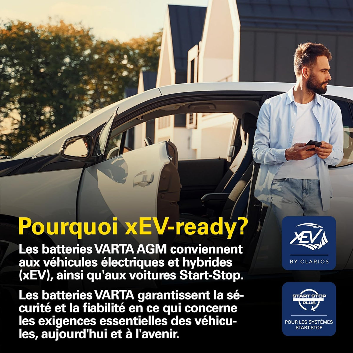 Batería de arranque XEV Varta Silver Dynamic AGM L6 A4 12V 105Ah / 950A 605901095