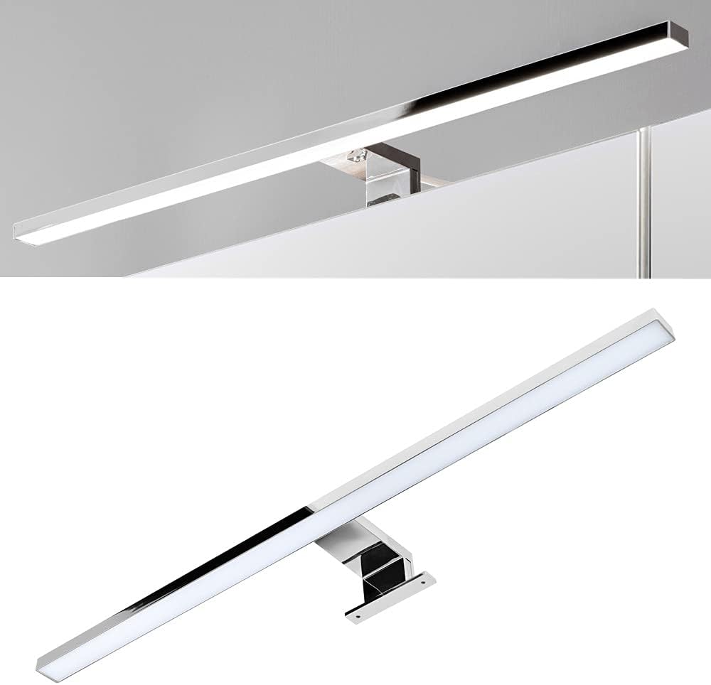 Lomadox Badezimmermöbel Set mit 81 cm Waschtisch & LED-Spiegelschrank, Wotan Eiche Nb. Dekor, B/H/T ca. 180/200/46 cm