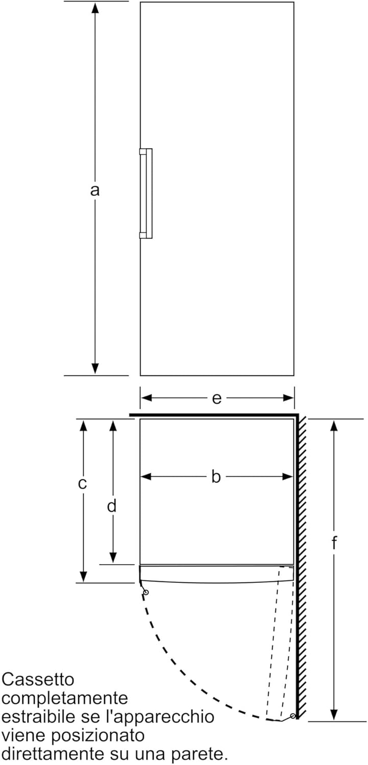Congelador vertical independiente XXL Bosch Hausgeräte GSN54AWDV Serie 6 / A+++ / 176 x 70 cm / 188 kWh/año / blanco / 360 l / IceTwister / BigBox