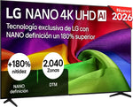LG 43UA73006LA - TV 43", UHD 4K, WebOS 25, IA Ultimate, HDR10 Pro, Super Escalado, Dolby Digital Plus, Google Assistant, Negro