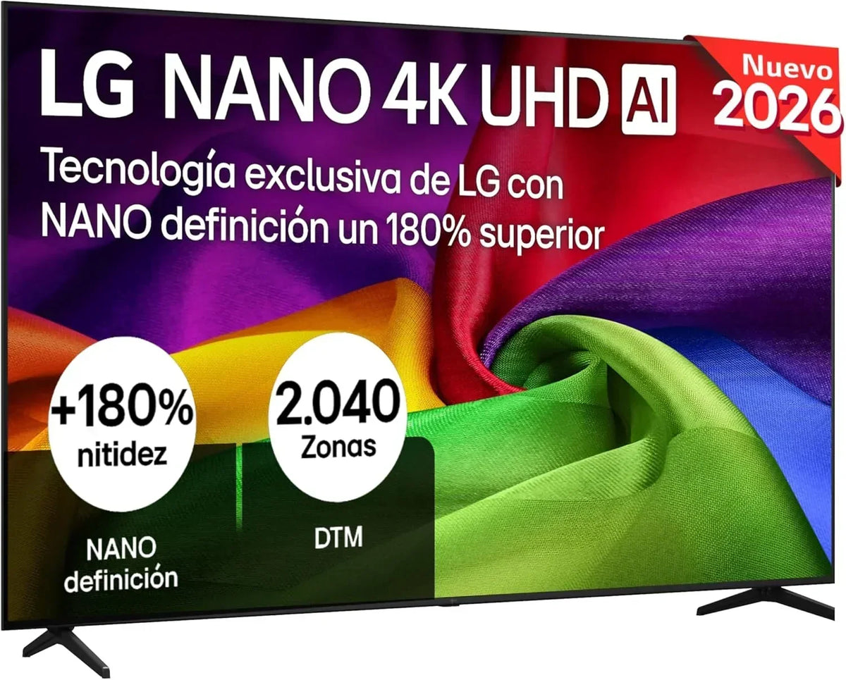 LG 43UA73006LA - TV 43", UHD 4K, WebOS 25, IA Ultimate, HDR10 Pro, Super Escalado, Dolby Digital Plus, Google Assistant, Negro