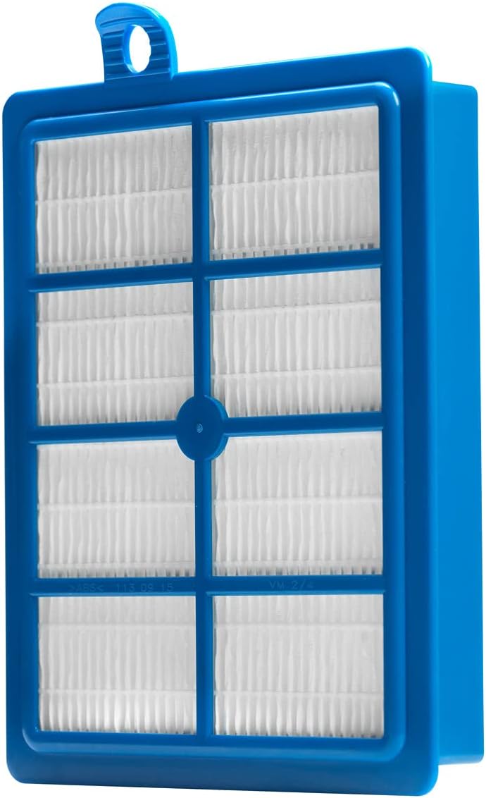 AEG VX9-2-ÖKO Staubsauger / 12 m / 850 Watt/nur 65 dB(A) / 5 l/schwarz/grün & AFS1W Allergy Plus Filter (Ideal für Allergiker, Filterwirkung mehr als 99%, saubere Luft, waschbar) blau/weiß