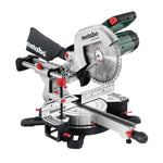 Sierra ingletadora telescópica Metabo KGS 254 M, función de tracción, 254 mm, línea de corte LED PCL, arranque suave, incl. Precision Cut Wood