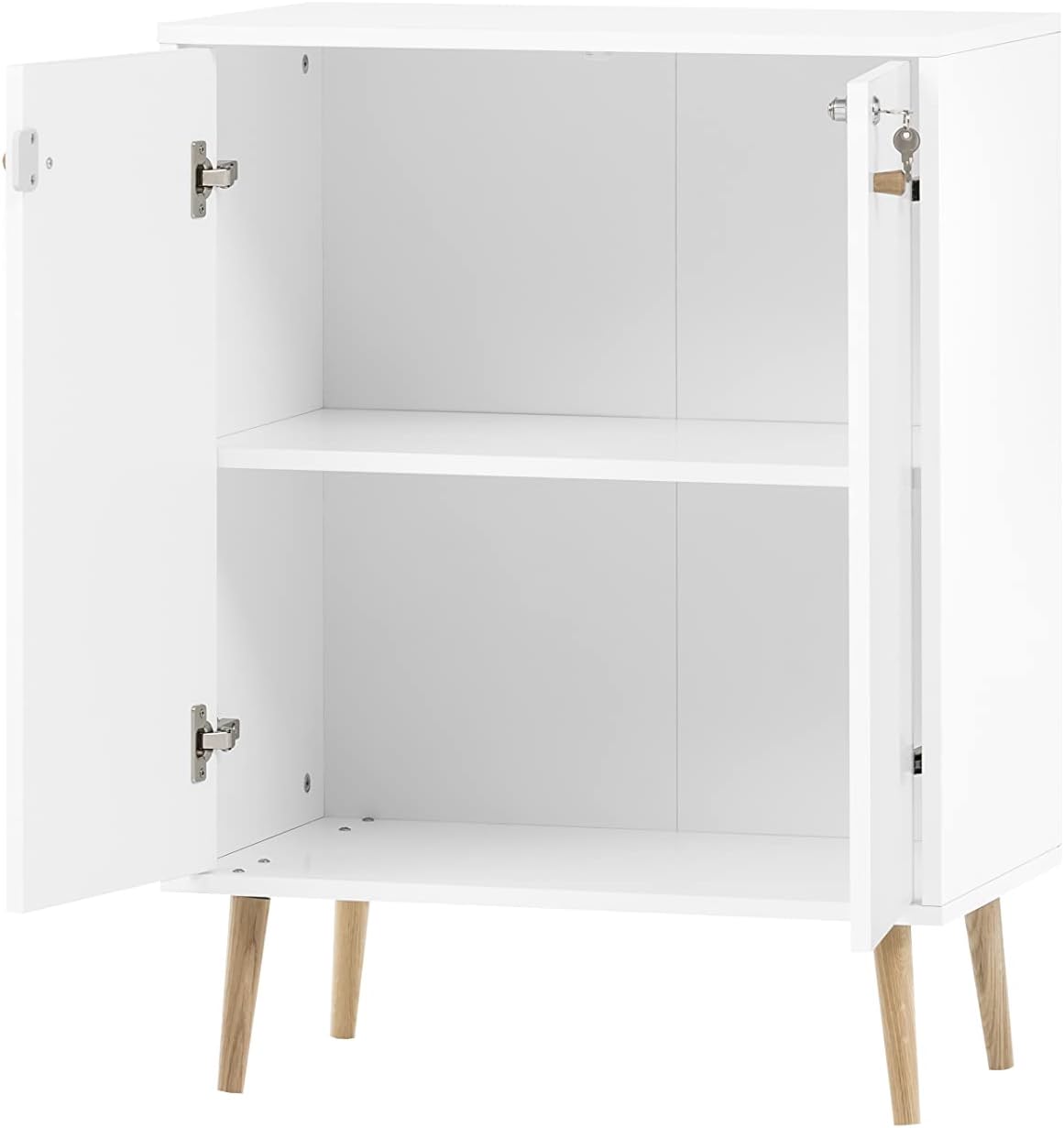 Armario archivador Schildmeyer Jonte, blanco, 65,2 x 39 x 85,5 cm
