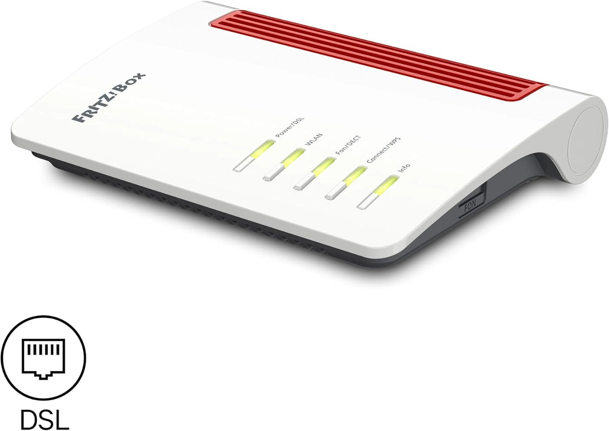 FRITZ!Box 7530 AX | Router DSL | Wi-Fi 6 de hasta 2,4 GBit/s
