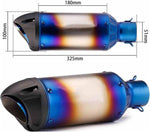 Silenciador de Escape Universal para Motocicleta de 51 mm para Kawasaki Z800 Z900 Z1000, Escape de Acero con DB Killer