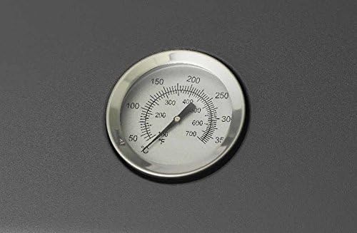 Barbacoa de gas de sobremesa tepro Abington (pequeña), 1 quemador con máx. 3,2 kW de potencia, encendido piezoeléctrico, termómetro, dimensiones aprox. 102 x 46,2 x 38 cm, antracita / negro
