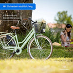 Bergsteiger Amsterdam Bicicleta de paseo para mujer de 26/28 pulgadas, estilo retro holandés, 1 velocidad