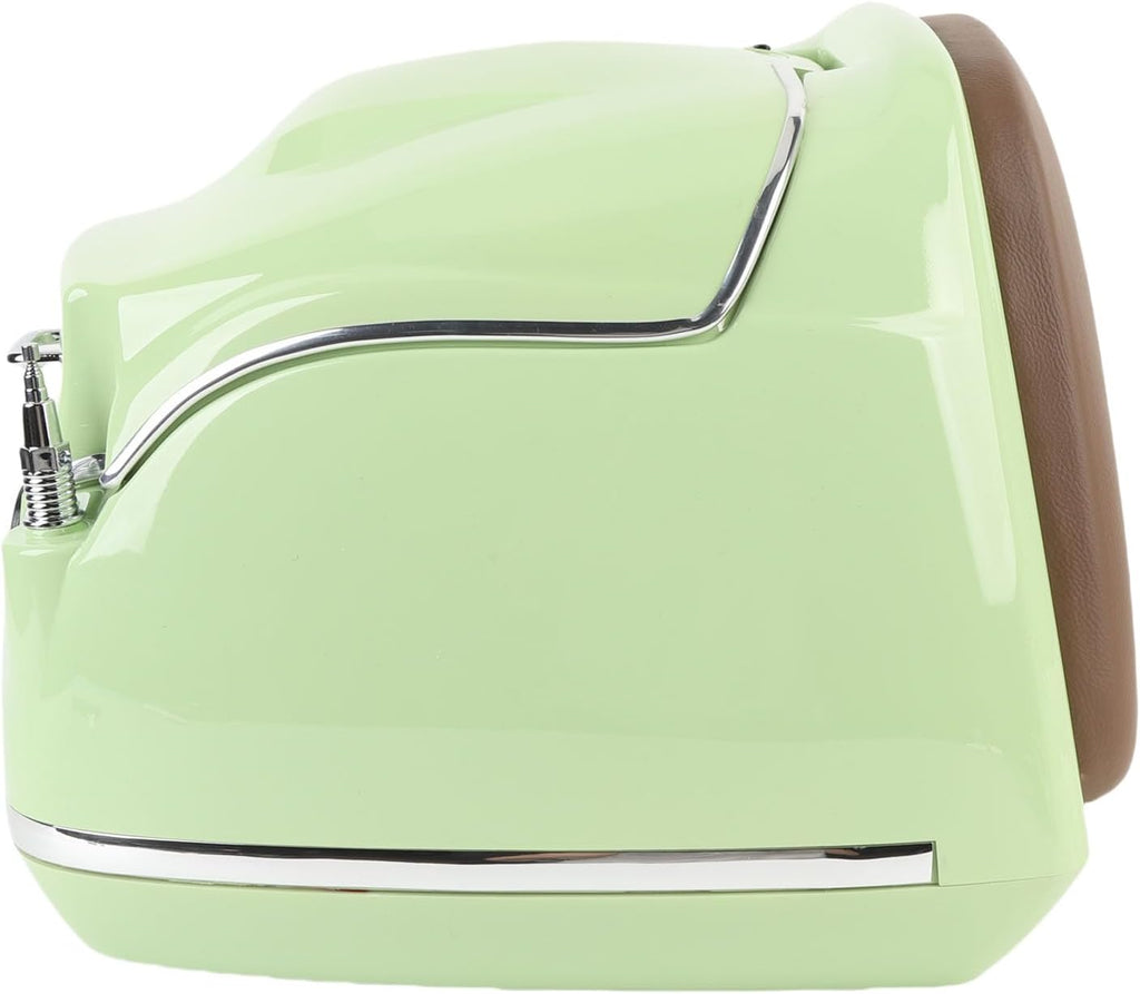 Juqrelith Top Case para Moto 38L, Impermeable, Compatible Universal, Negro - Baúl de Almacenamiento con Cierre de Llave, Protección Estanca para Casco y Guantes (Verde)
