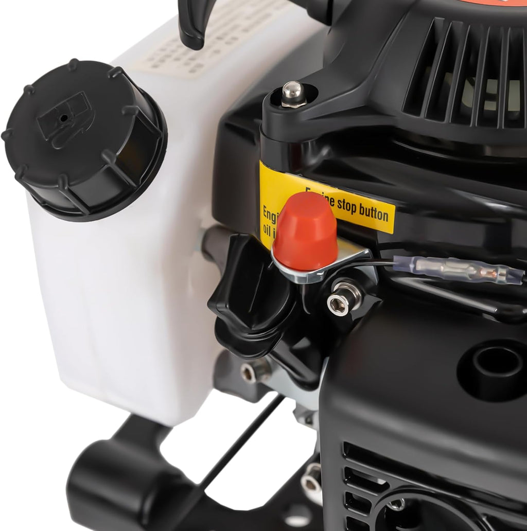 Motor fueraborda JJsdwin de 4 tiempos, motor de barco de 4 CV, potente motor fueraborda de 55 cc para botes inflables, barcos de pesca y embarcaciones de pesca, refrigerado por aire