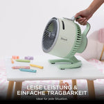 Shark FlexBreeze HydroGo Starker Ventilator mit Sprühnebel, Kühlung für drinnen & draußen, leise & langlebig, kabelgebunden & kabellos, kompakt & leicht, 5 Geschwindigkeiten, Mint FA050EUGN