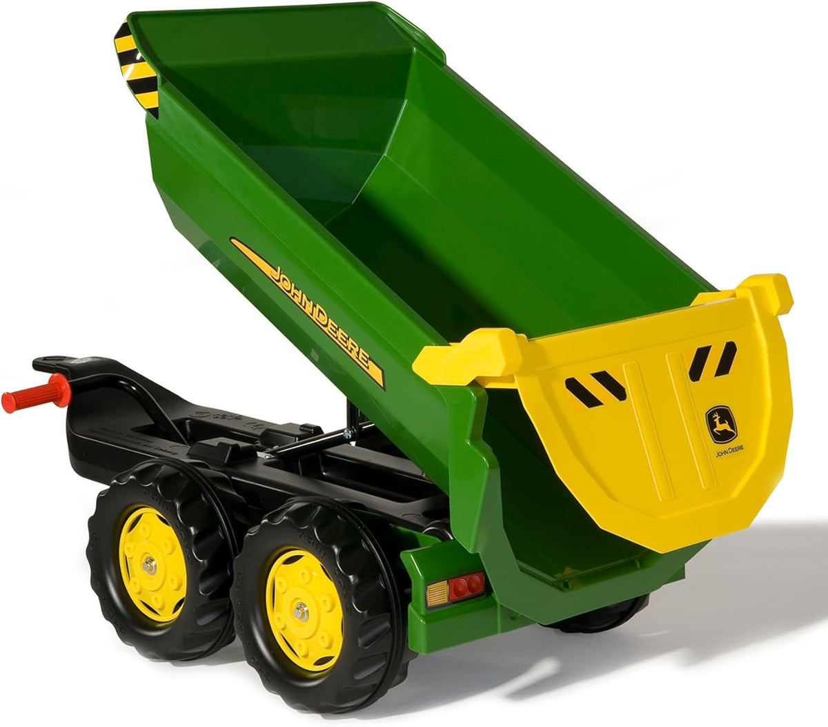 ROLLY TOYS - 12 216 5 - Remolque - Volquete Rollyhalfpipe John Deere - Doble eje verde