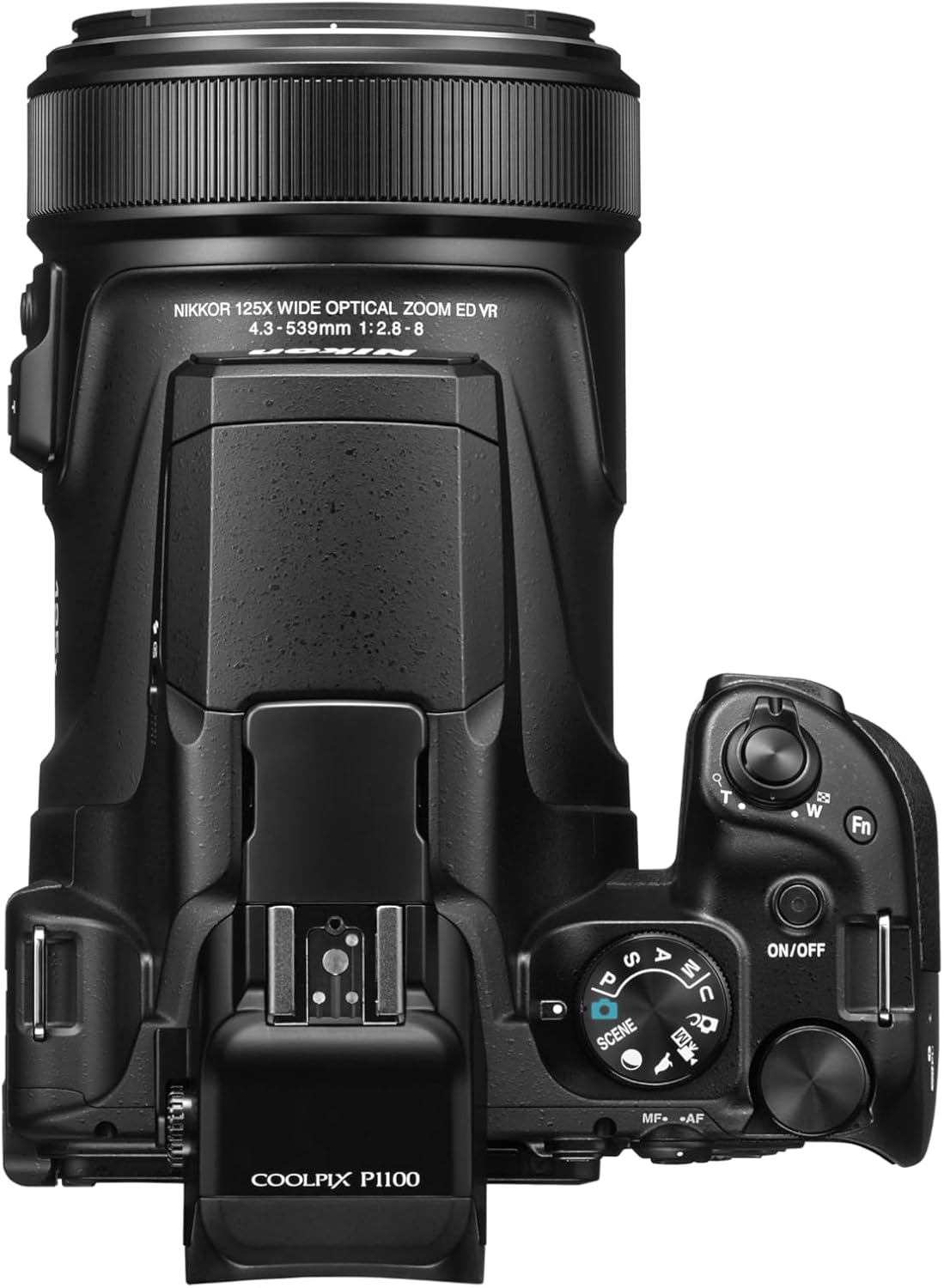 Nikon COOLPIX P1100 (zoom de 125x, distancia focal de 24-3000 mm, 16 MP, vídeo 4K)