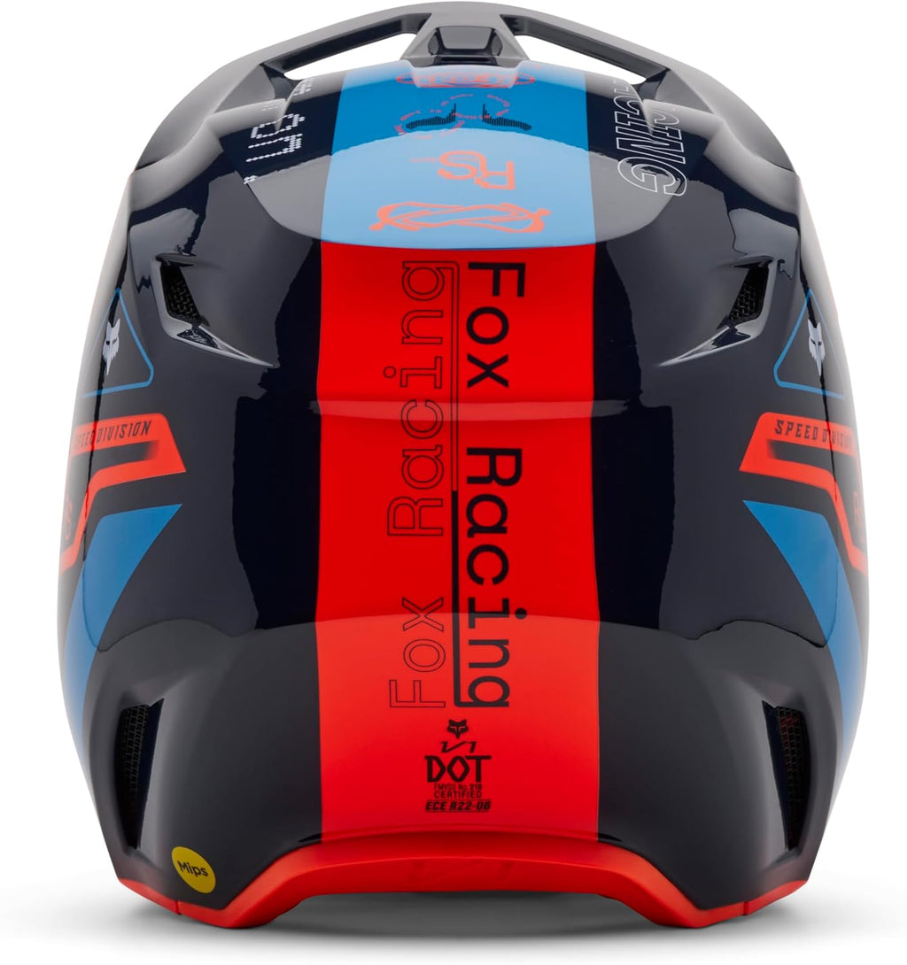 Casco Fox Racing V1 Race Spec Midnight XL Unisex, Azul Noche