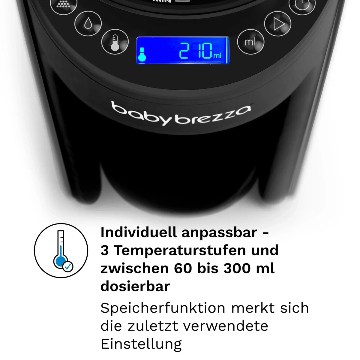 Preparador automático de biberones Formula Pro Advanced para leche en polvo y agua, 3 temperaturas, 60–300 ml, pantalla LCD, libre de BPA