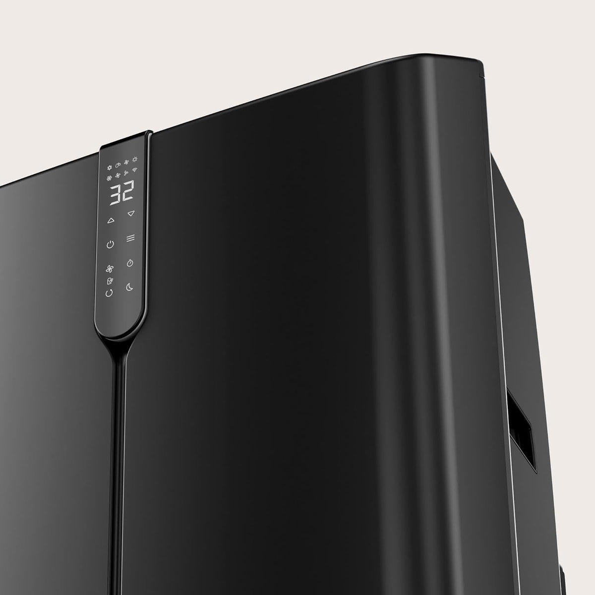 Aire acondicionado portátil EVVO Clima P14 Silent WLAN, 14.000 BTU, con bomba de calor, tipo pingüino, refrigeración y calefacción, WLAN, silencioso, deshumidificador, frío y calor, con kit de ventana