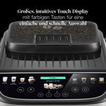 De’Longhi Magnifica Evo Next - Perfetto Kaffeevollautomat mit LatteCrema-Milchaufschäumer, 13 One-Touch-Getränke, Coffee- und Cappuccino Kaffeemaschine, farbiges Touch-Display, Titan (ECAM312.80.SB)