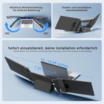 Extensión de pantalla para portátil, monitor portátil triple de 14" 1080P, extensión de monitor Plug & Play, para Win/Dex/Android/Mac